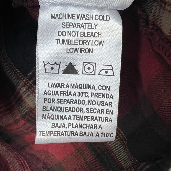 Legendary White Tails Flannel Shirt Women’s MD Red Black Check - Picture 9 of 15